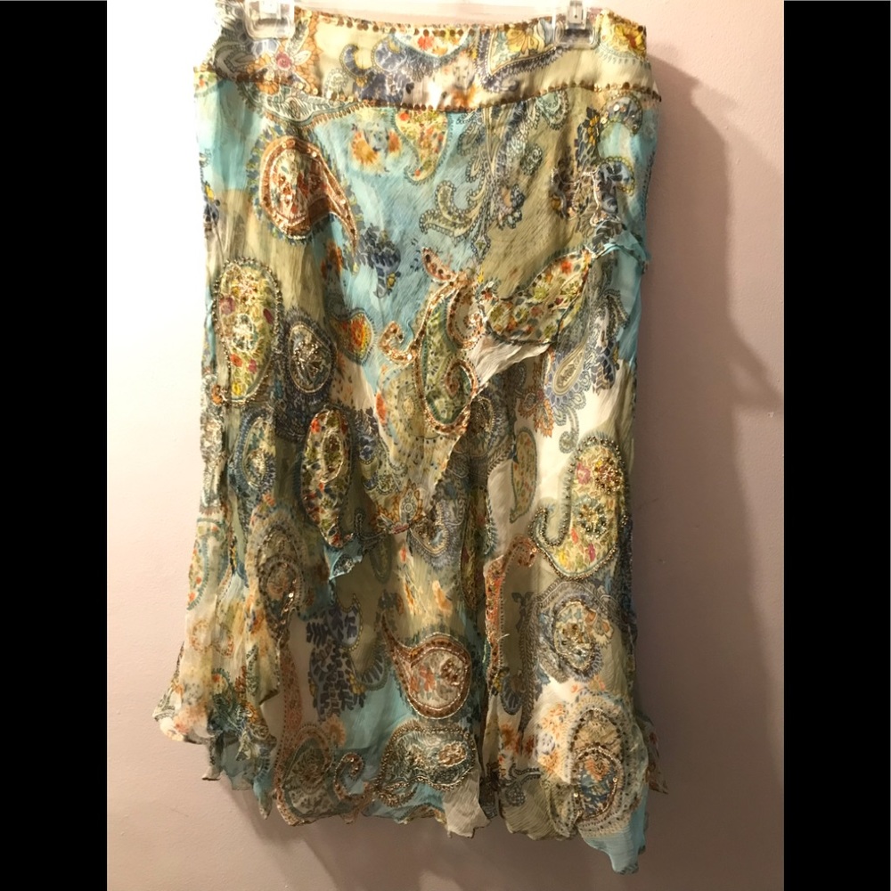Derhy Sequinned midi Skirt Condition like New